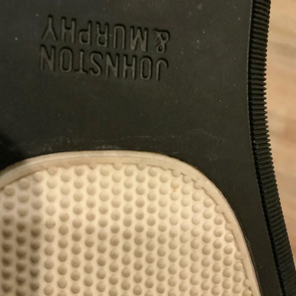 Johnston & Murphy black leather shoes 7.5 M - Picture 7 of 10